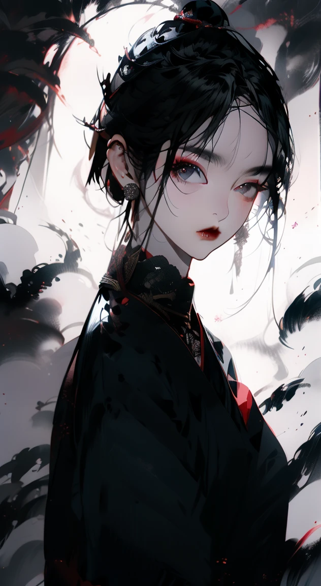 samurai girl, 1 girl, beautiful detailed eyes, beautiful detailed lips, extremely detailed face and eyes, long eyelashes, samurai armor, ((two japanese swords)), rural rice field road, rolling hills, cloudy sky, detailed environment, dramatic lighting, cinematic lighting, dramatic shadows, highly detailed, 8k, photorealistic, hyper detailed, masterpiece, vibrant colors, atmospheric, intricate details