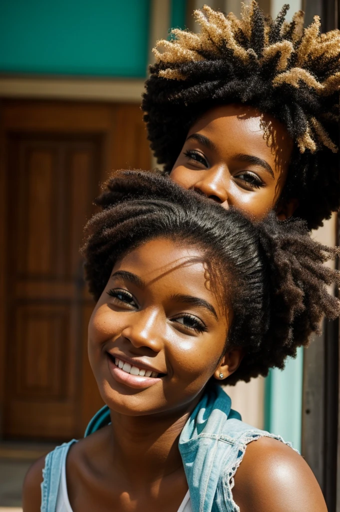 afro girl