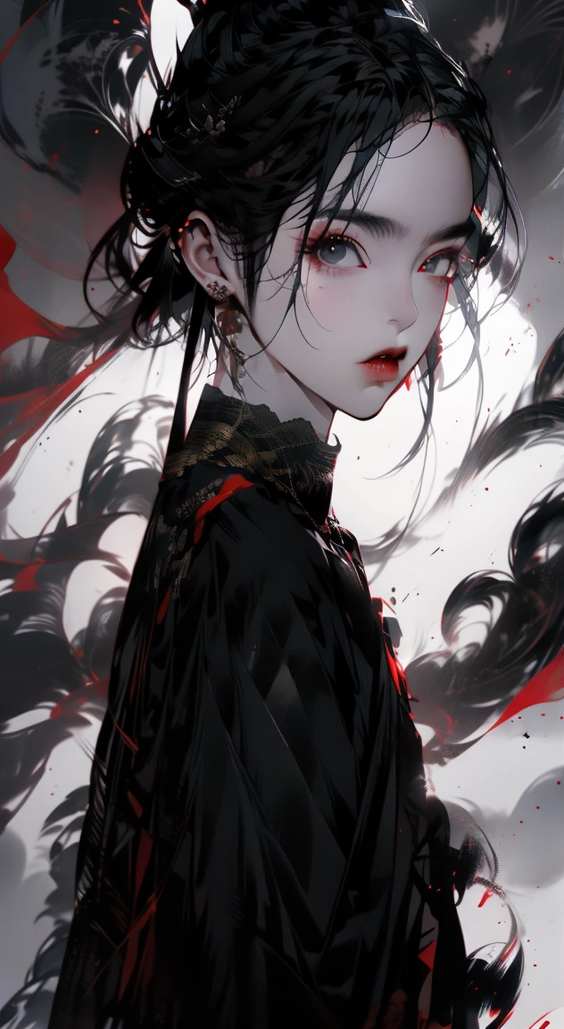 samurai girl, 1 girl, beautiful detailed eyes, beautiful detailed lips, extremely detailed face and eyes, long eyelashes, samurai armor, ((two japanese swords)), rural rice field road, rolling hills, cloudy sky, detailed environment, dramatic lighting, cinematic lighting, dramatic shadows, highly detailed, 8k, photorealistic, hyper detailed, masterpiece, vibrant colors, atmospheric, intricate details