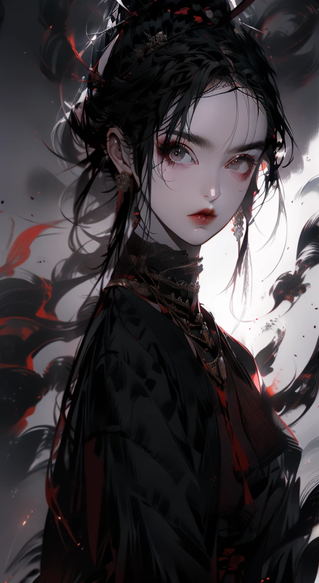 samurai girl, 1 girl, beautiful detailed eyes, beautiful detailed lips, extremely detailed face and eyes, long eyelashes, samurai armor, ((two japanese swords)), rural rice field road, rolling hills, cloudy sky, detailed environment, dramatic lighting, cinematic lighting, dramatic shadows, highly detailed, 8k, photorealistic, hyper detailed, masterpiece, vibrant colors, atmospheric, intricate details