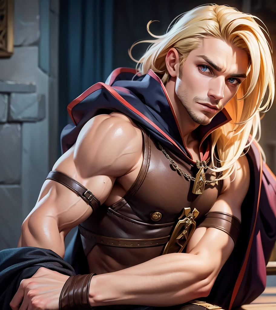 ((A male gay version of disney princess Rapunzel with very long blond hair wearing short mini erotic purplish dress)), NSFW, hentai, ((artstyle inspired by Ppatta’s hentai yaoi comics:0.2)), ((inside fairytale high tower background)), male masturbation, ((Disney Rapunzel setting)), ((he is curiously stroking a massive veiny thick oddly dildo attached to the wall)),  ((“ah ah ngghh”)), ((he has very hairy penis and big amount of blond pubic hair bush because he neglected to shave it)), blowjob, 