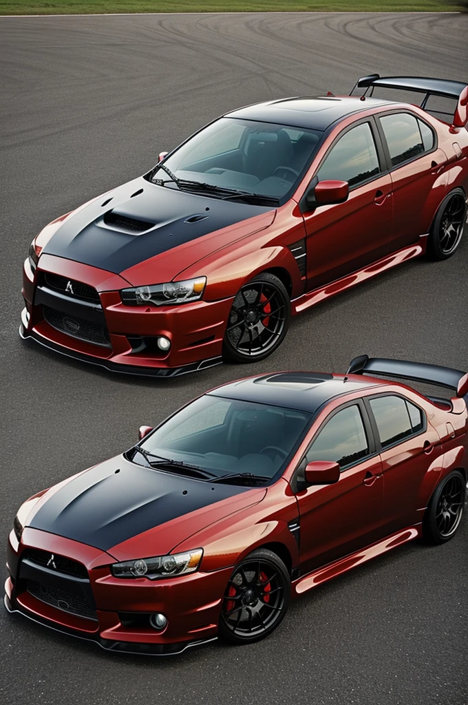 ((best quality)), ((masterpiece)), (detailed), 1 Mitsubishi Lancer Evo VIII