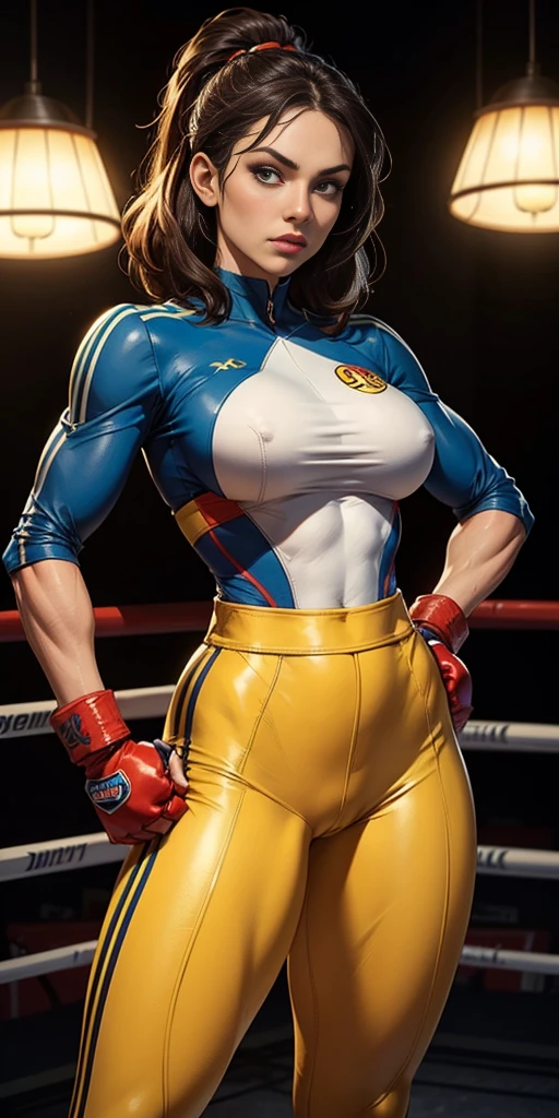 female lighting ✨️ 👌 💯 💛 😍 😌, hands on hips, clenching fist 👊 ✊️