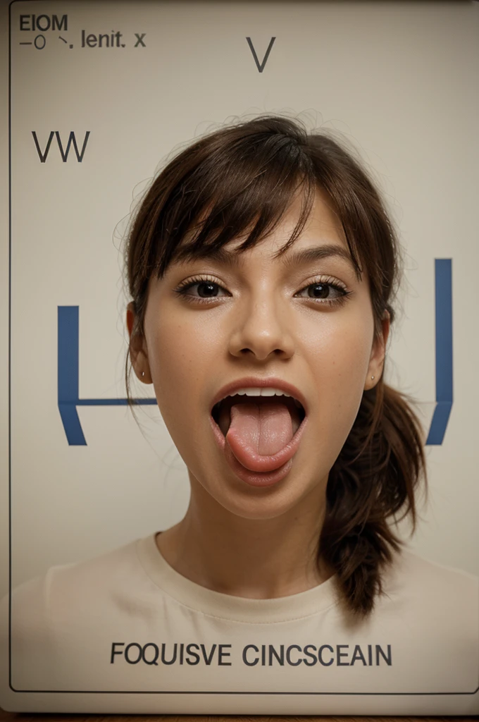 picture of vowels or a graph that represents speech sounds