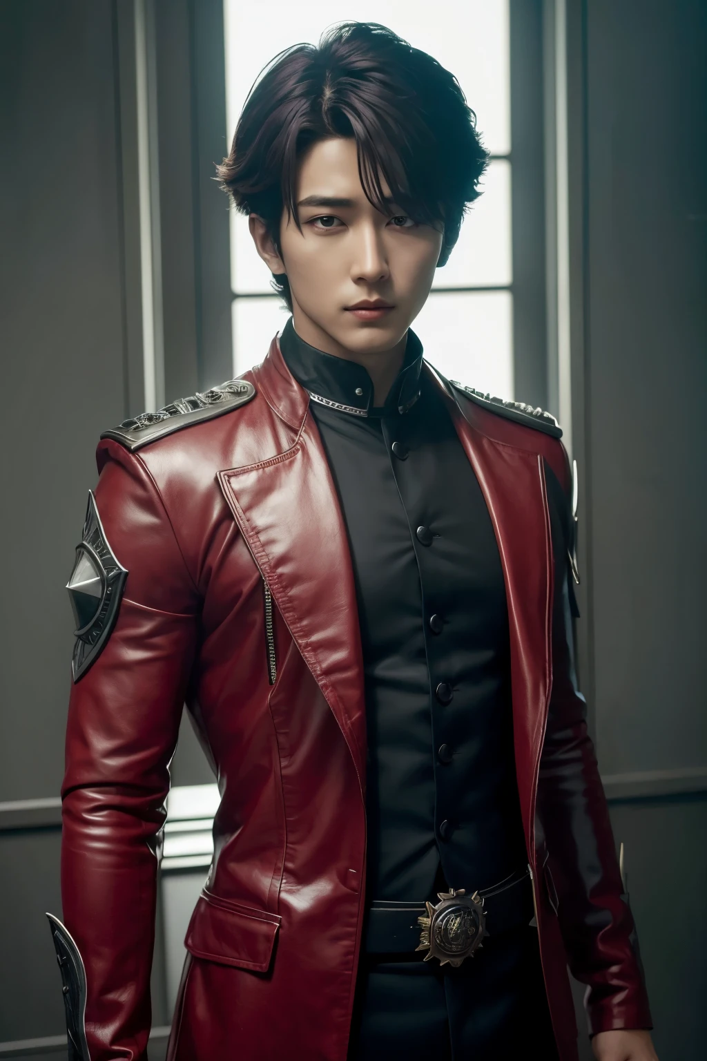 ((best qualityer)), ((work of art)), (detailded),  lee heeseung as paranormal order character dante