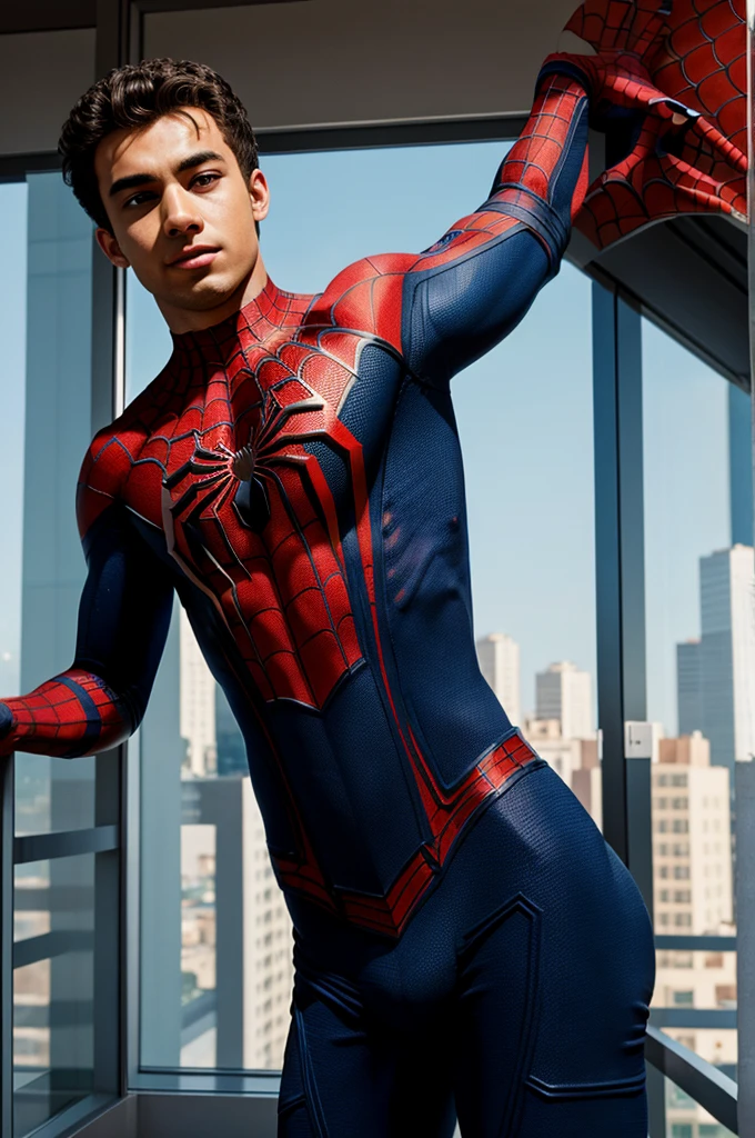 Spider-man hold the munir