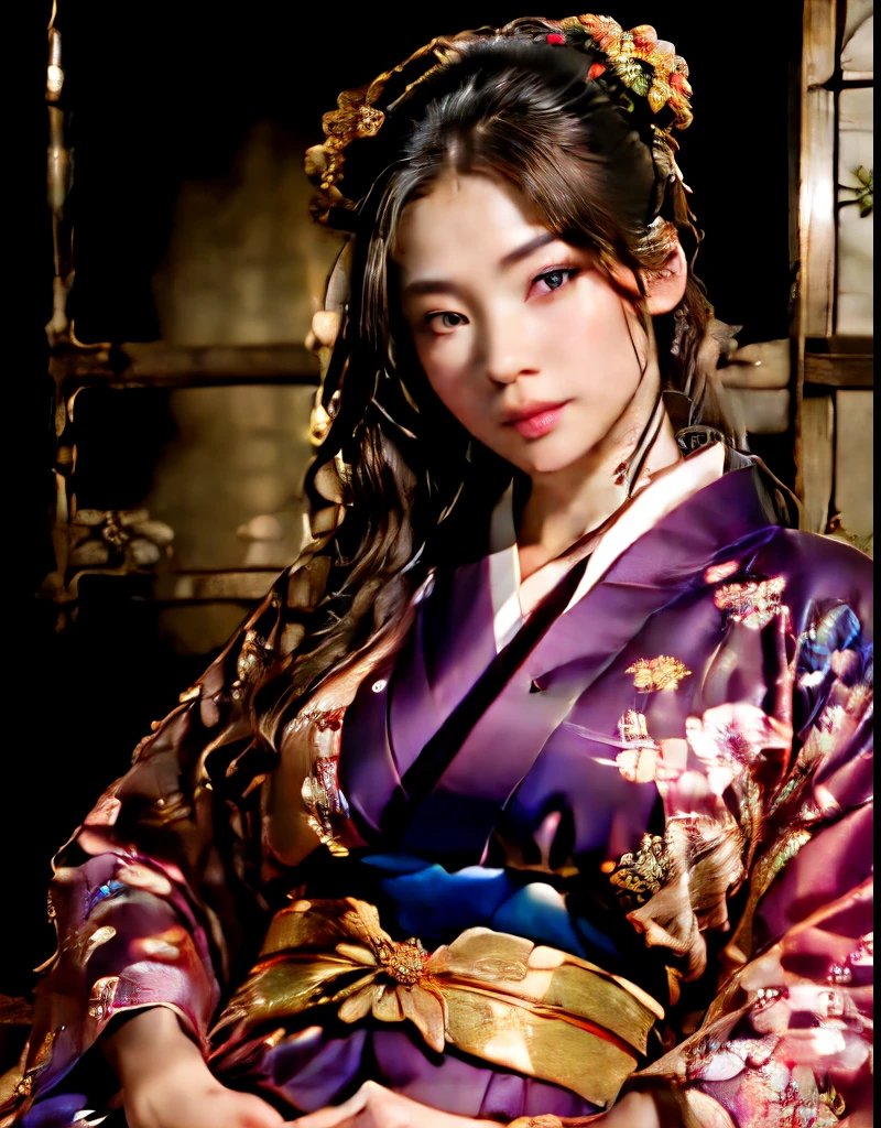 best quality, face focus, soft light, ultra high res, (photorealistic:1.4), RAW photo,
1japanese girl, solo, cute, (pupil, lights in the eyes),  detailed beautiful face, (small chest),(high resolution detail of human skin texture),
(long hair),
indoor,
Damask Shirt Dress,
(portrait)