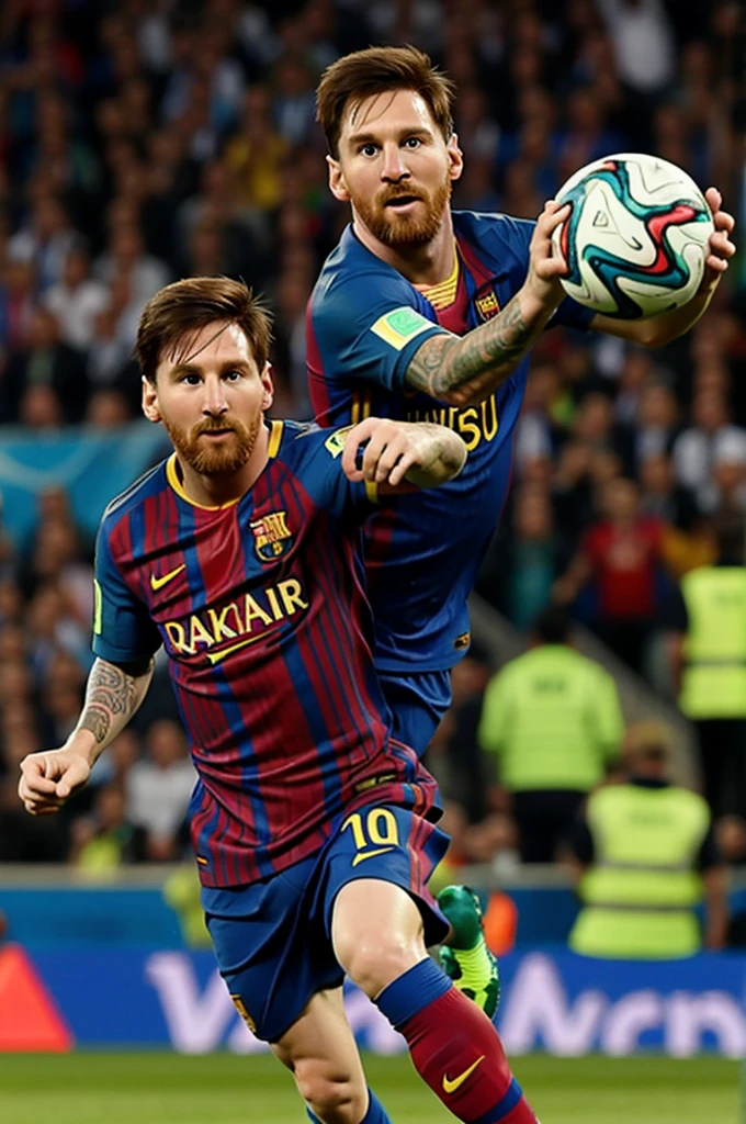 Messi with the world cup