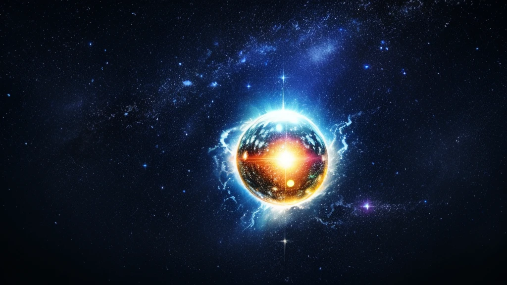 Dozens of stars,universe,Black Hole,fantasy, (Holographic interface:1.1),A ball of light,Digitizing,virtual,destroy