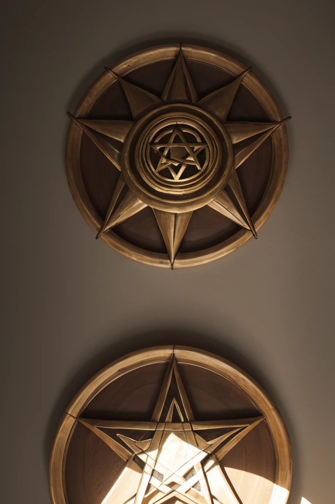 sun with pentacle inside