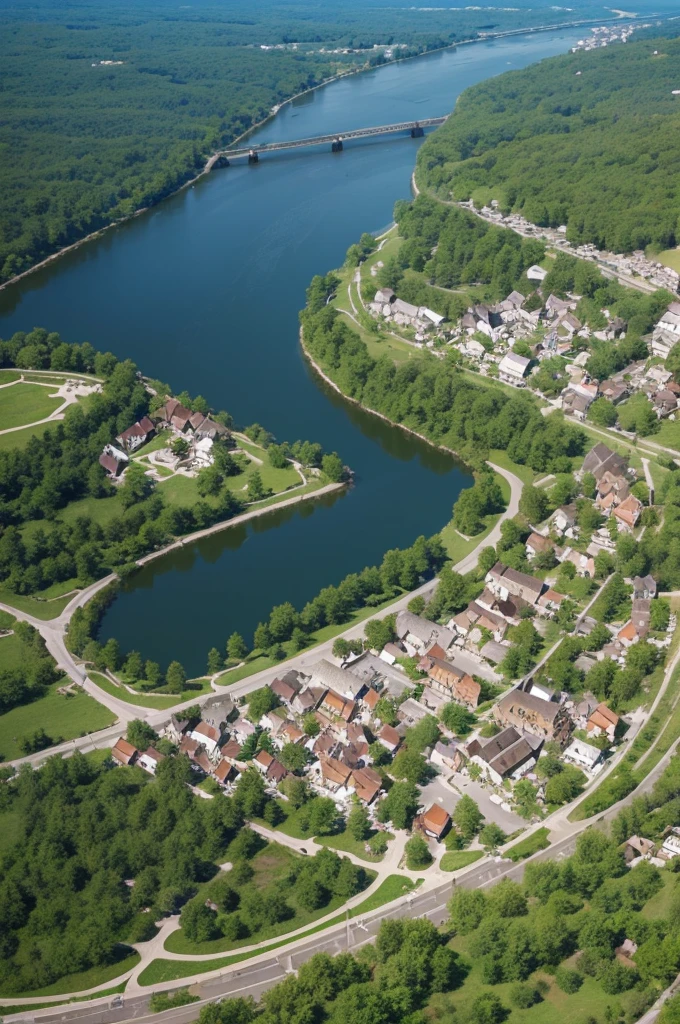 ((mappa)), ((via from above)), ((RPG)), small town, forst, River.