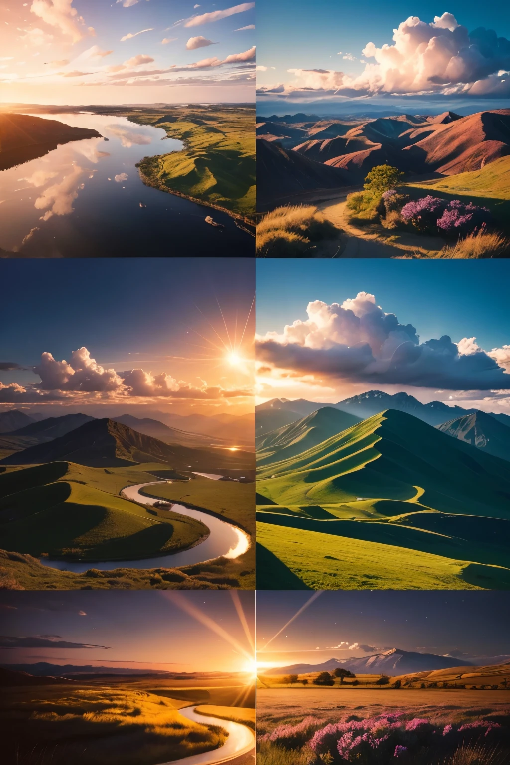 "Create an image that represents the concept of divine restoration. Showcase a vibrant and renewed landscape, with elements that suggest transformation and improvement. Include a soft celestial light that illuminates the scene, symbolizing the presence of God. Add text: 'In the Kingdom of God, there is no trash. God is a great restorer, turning everything into something even better than before.' Use elegant typography. size post instagram