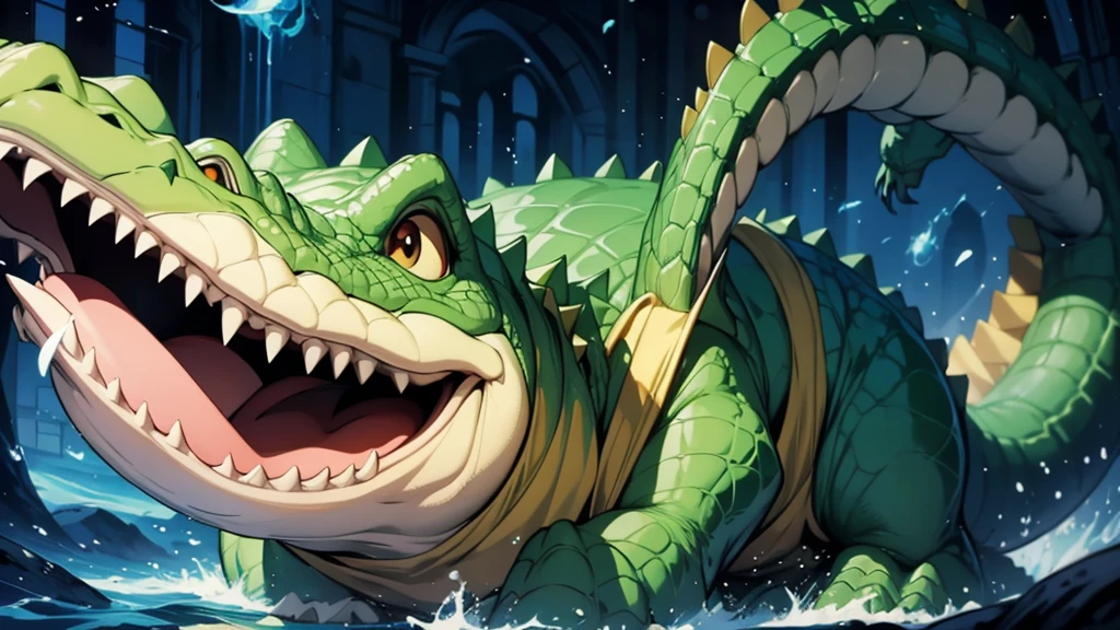 Magic crocodile and