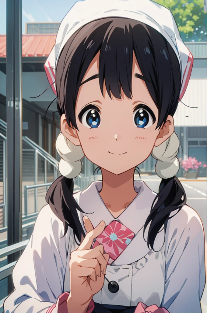 (((pixel-perfect, detail-perfect))), solo, 1girl, tamako kitashirakawa, , looking at viewer, smile, upper body