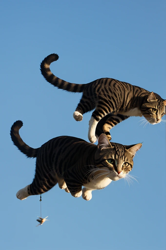 a flying cat