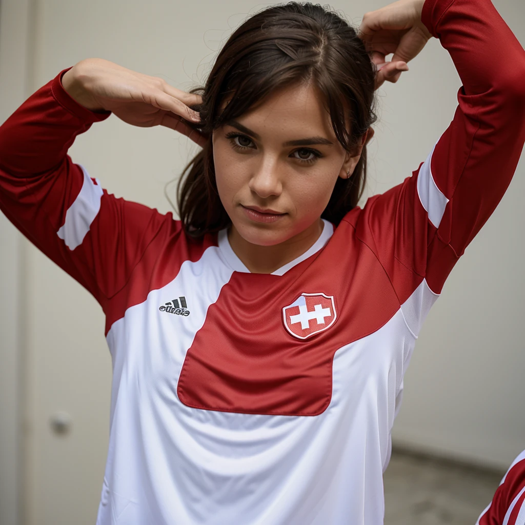 A soccer jersey for the nation of Switzerland 