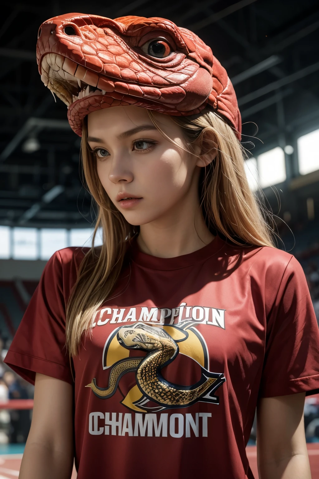 Shirt models for championship times, in which the predominant color is red and has a snake as its mascot
