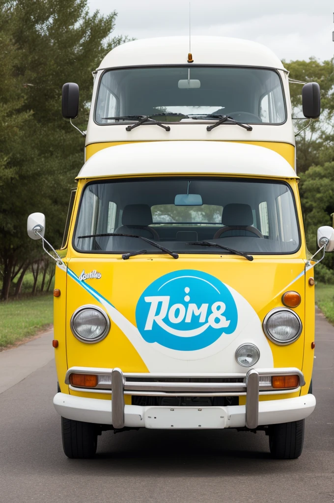 1985 Kombi with painting the same as the yellow and white id buzz model