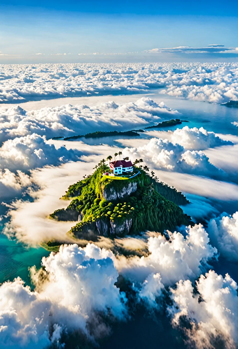 Island among the clouds 