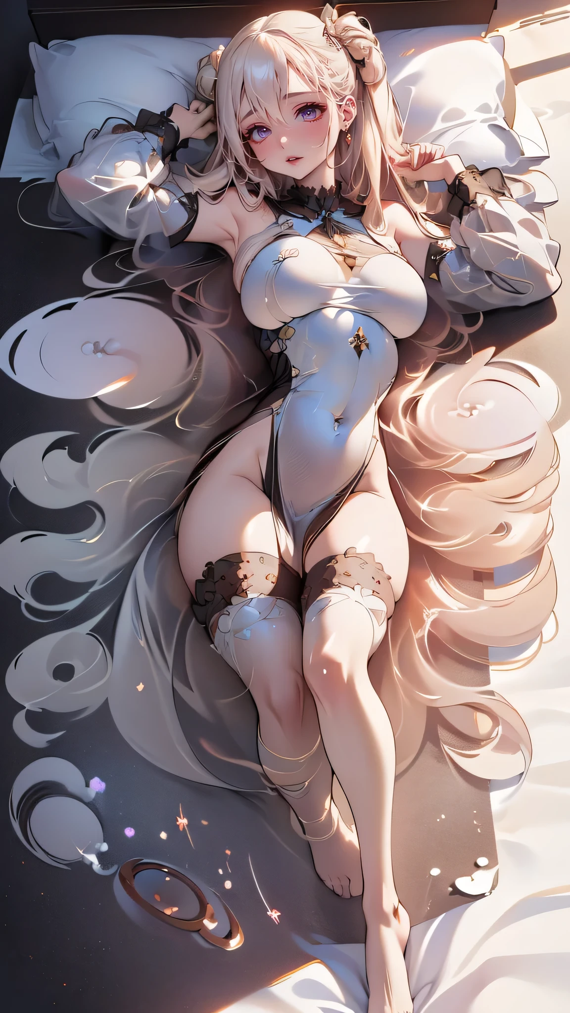 (random  pose:1.2),(random sexy clothes),(Thin type:1.8),(large breasts),(random hairstyle),(Highest image quality,(8K), Ultra-realistic, Best Quality, High quality, High Definition, high quality texture, high detailing, Beautiful detailed, fine detailed, extremely details CG, Detailed texture, realistic representation of face, masterpiece, presence)