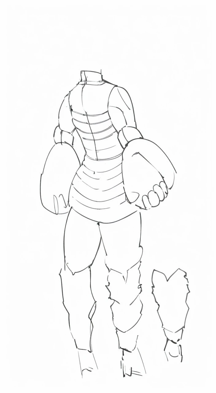 Add the feet and head 