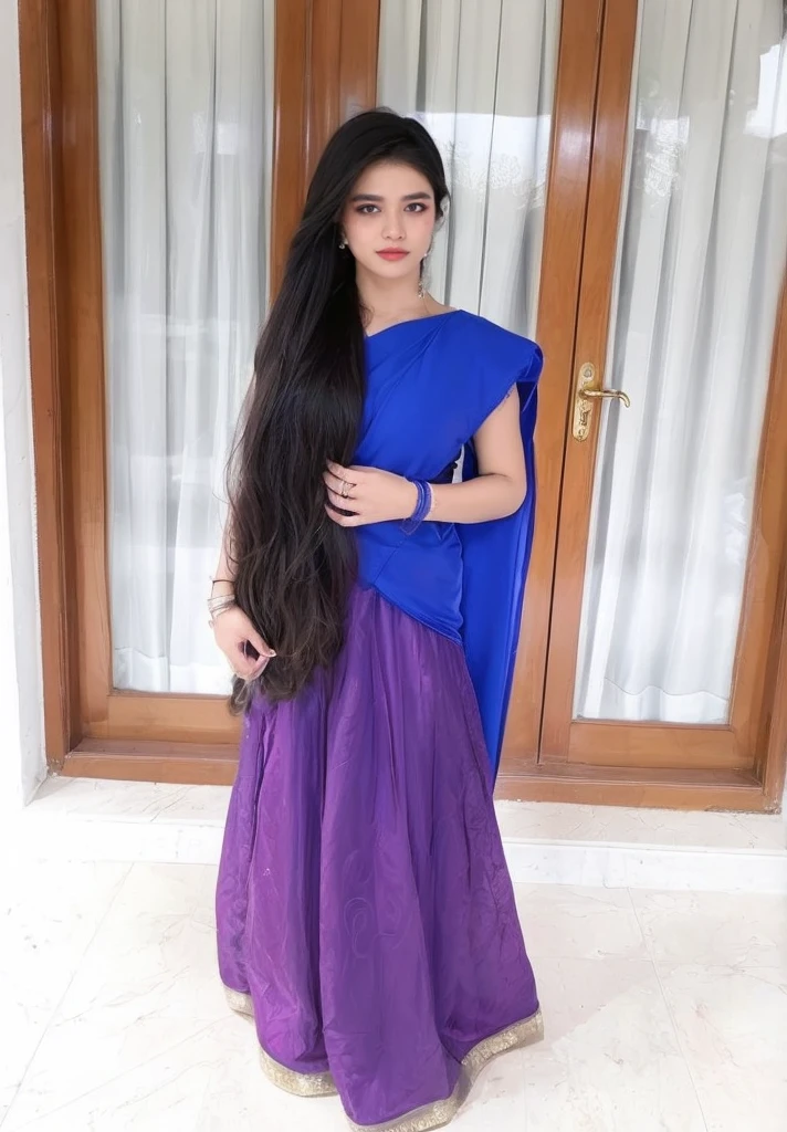 ((Best quality, 8k, Masterpiece :1.3)), Sharp focus :1.2, Generate a realistic image of a beautiful, cute beauty dressed in a stunning dress, adorned with traditional ornaments, standing in a well-lit room with cinematic lighting. ((Front view, random elegant pose)), and there is a sense of grace and elegance in her posture. The background should complement the scene, enhancing the overall aesthetic appeal of the image. Photography by Brandon Woelfel, Full shot: Canon EF 16-35mm f/2.8L III USM lens on a Canon EOS 5D Mark IV camera, ultra realistic, 32k, HD