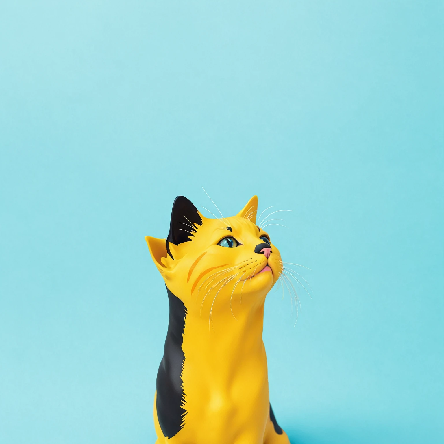 realistic, cat