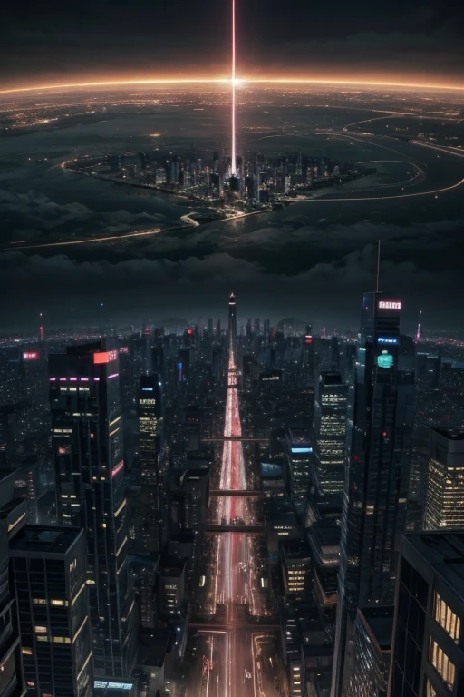 dystopian city