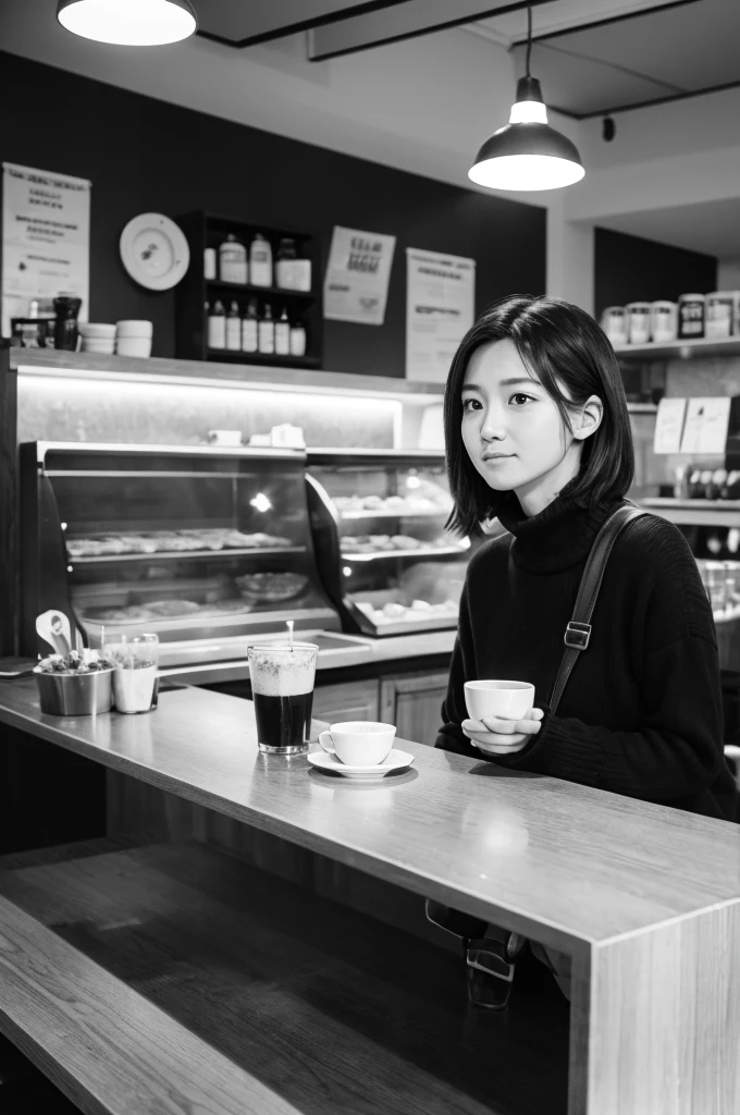 Community Cafe Norogo、Monochrome、simple、