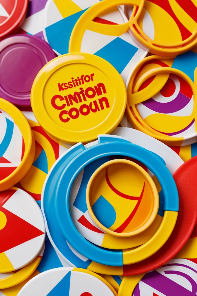A logo for a condom company with a kinder surprise egg design