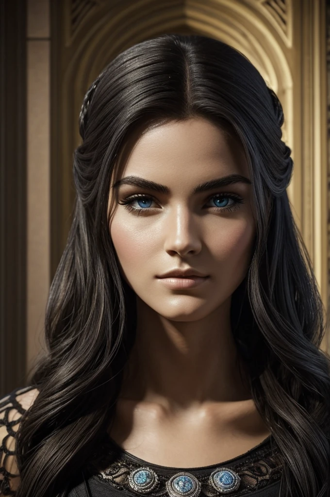 ((best quality)), ((masterpiece)), (detailed), perfect face bibliothèque dans Minecraft avec de l'obsidienne pleureuses