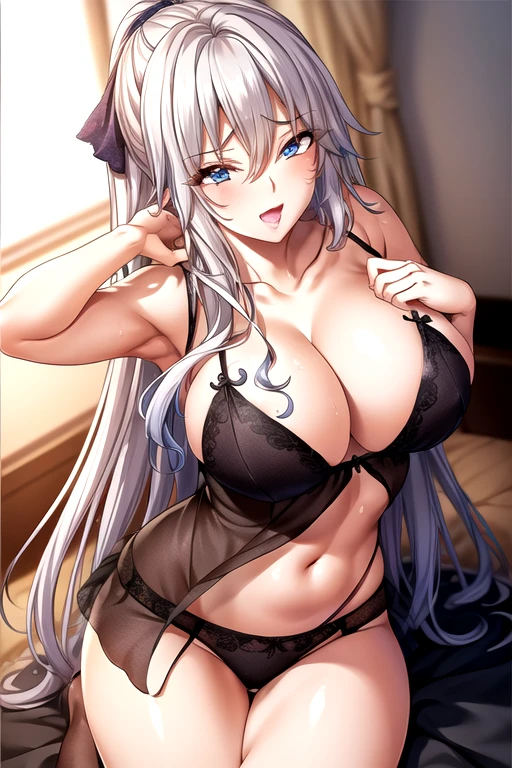 good, underwear,chestの谷間,clavicle, race,全身photograph, Gray Hair,blue eye,Long Hair, 1 Girl, Age 25,young woman,beautiful Finger,beautiful long legs,beautiful body,beautiful Nose,beautiful character design, perfect eye, perfect face,expressive eye,Perfect balance, Looking at the audience,(Focus on her face),shut up, (Innocent_大きなeye標_eye:1.0),Light_笑face, Official Art,Very detailed CG unity 8K wallpaper, Perfect lighting,rich and colorful, bright_front_face_Lighting,有Light澤的皮膚, (masterpiece:1.0),(the best_quality:1.0), Ultra-High resolution,4K,Very detailed, photograph, 8K, High resolution, High resolution, Absurd:1.2, Kodak Portrait 400, Film Grain, Blurred Background, Bokeh:1.2, 镜头Light晕, (full of energy_color:1.2),Professional Photographer, (beautiful,大きなeye標_chest:1.4), (beautiful_face:1.5),(narrow_Waist),笑face, Happy,