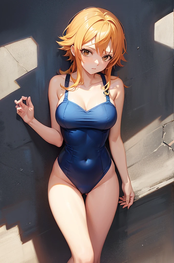 Nami (one piece) whit open legs semi panties sexy