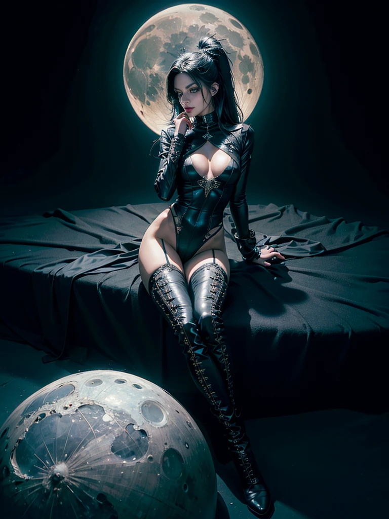 full body beauty woman in a Cat Women costume with a star in the background, anime visual of Cat Women, extremely detailed artgerm, artgerm jsc, Cat Women, trending artgerm, by ruan jia and stanley artgerm, artgerm and atey ghailan, artgerm and ruan jia, ig model | artgerm