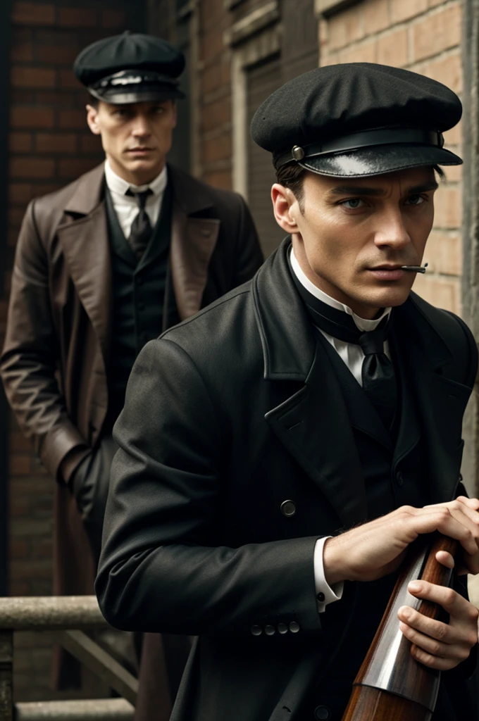 Ein Katze als Tommy Shelby