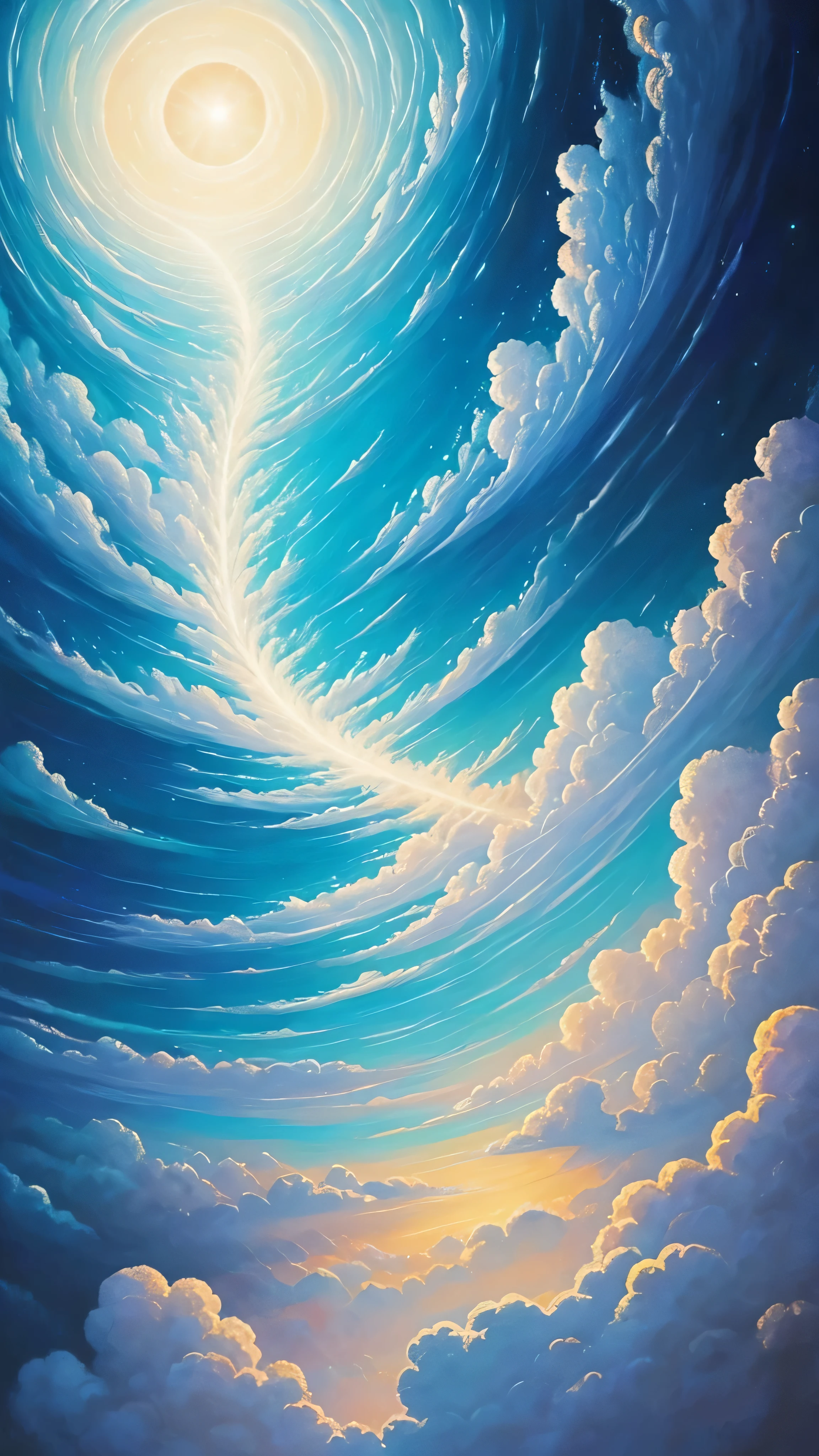 「Heavenly Dreams」Create a unique painting inspired by,&#39;Blends space imagery and dreamscapes into a surreal masterpiece