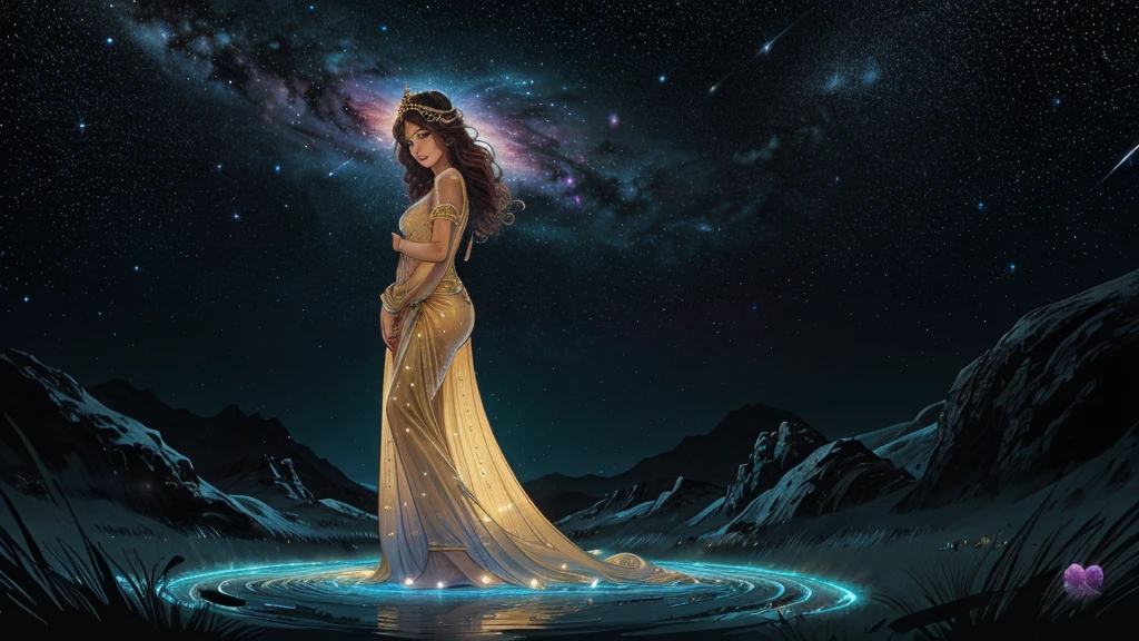 (Imagem do universo),galaxias ,estrelas), epic realistic,Cinematic Portrait Adobe lightroom,(HDR:1.4) hiper detalhada,dramatic light ,(detalhes intrincados:1.1)