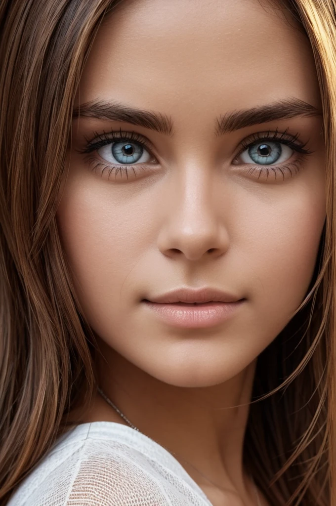 I want the same one as the photo I sent you, you created a different one, I want the one in the photo I sent but more realistic and with eyes without any errors
