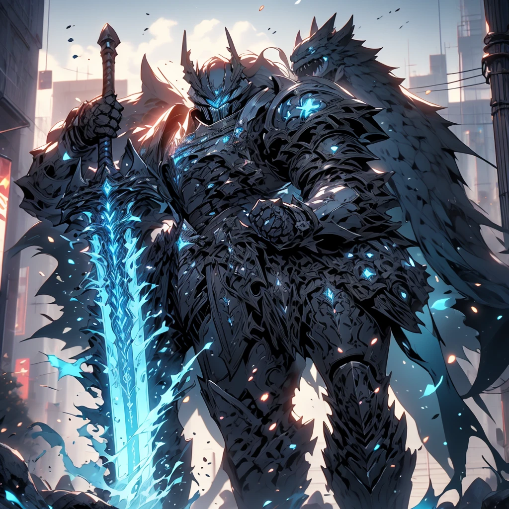 An Epic Fantasy Masterpiece in 8K Anime Digital Art Style, Inspired by Warhammer 40k, Featuring a Battle Sister of the Fierce Goddess, Wielding a Thundering Power Sword, Dressed in Elegant Space Marine Armor adorned with Intricate Engravings, Ready for Combat Amidst a Chaotic Battlefield. This Visual Feast Captures the Essence of Intense Conflict, Showcasing a Beautifully Detailed Anime Character, with Realistic AnimeQuality, Ultra-High Resolution, and Incredible, Fine Detail. The Battle Sister Stands Tall, Her Spellbl
