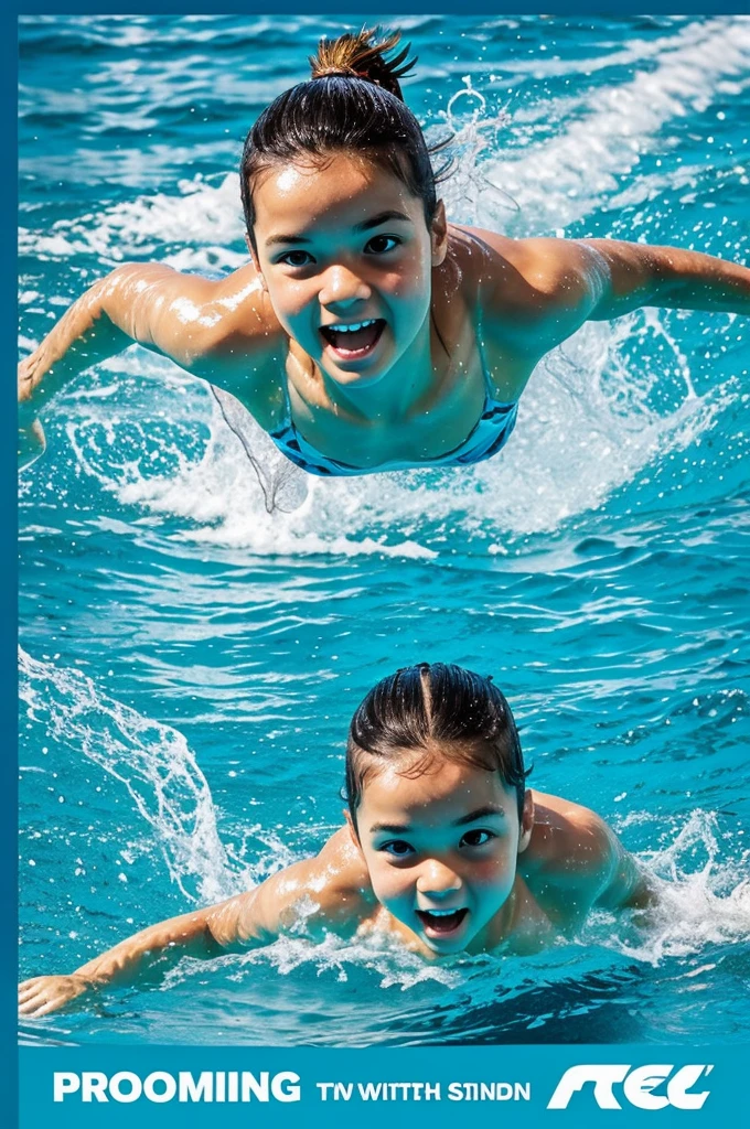 logo for swimming lessons