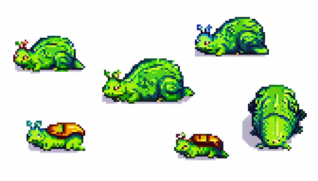 a slug mix of a cat and a slug in images divided into 3 parts ONLY walking animation for the game, White background