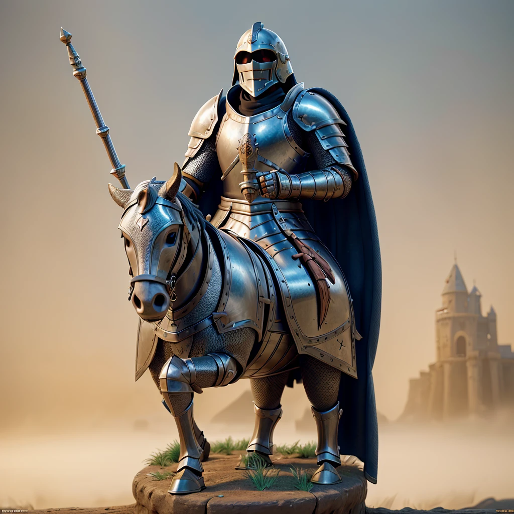 medieval knight, tibia game style, fantasy medieval armor, knight in shining armor, detailed intricate armor, realistic detailed armor, ornate medieval armor, historically accurate medieval knight, highly detailed metal knight armor, knight in full regalia, medieval knight with sword and shield, knight on horse, knight riding warhorse, medieval knight in battle stance, knight battle scene, ornate medieval knight, knight in heroic pose, knight in regal attire, knight in dramatic lighting, knight in epic landscape, knight in dramatic action pose, ultra-detailed knight, cinematic medieval knight, photorealistic medieval knight, 8k ultra detailed medieval knight, highly realistic medieval knight, hyperrealistic medieval knight, masterpiece medieval knight, masterpiece medieval knight armor, cinematic lighting medieval knight, dramatic lighting medieval knight, vivid colors medieval knight, vibrant colors medieval knight, intricate details medieval knight, extreme fine details medieval knight, dynamic pose medieval knight, intense action medieval knight, heroic medieval knight, epic medieval knight, (best quality,4k,8k,highres,masterpiece:1.2),ultra-detailed,(realistic,photorealistic,photo-realistic:1.37)