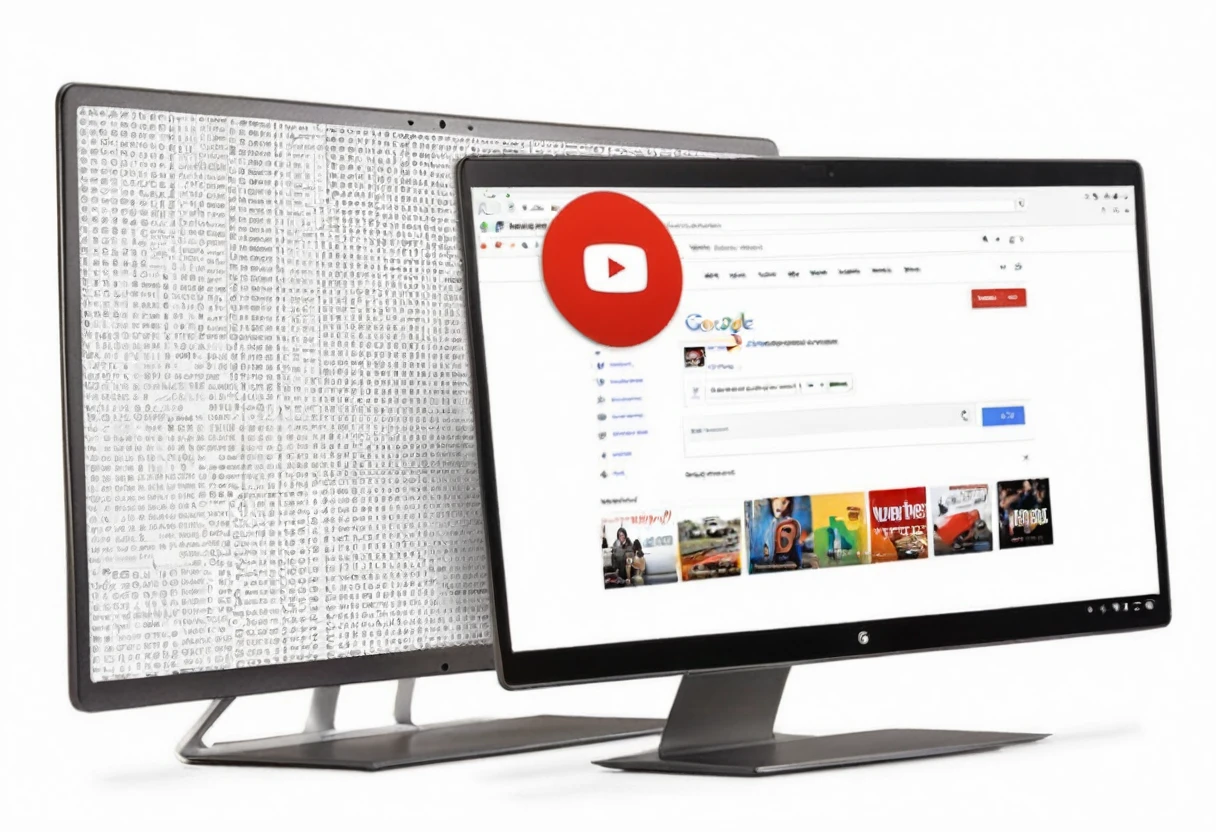Google with the YouTube logo