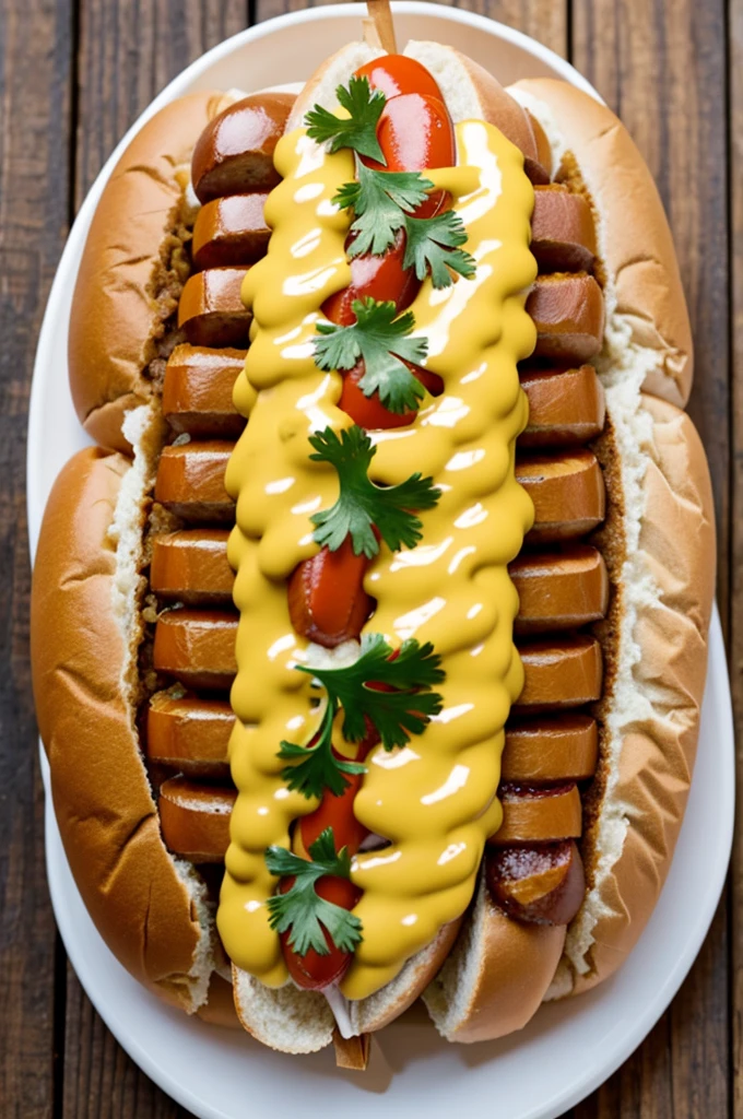 Outlandish hot dog 