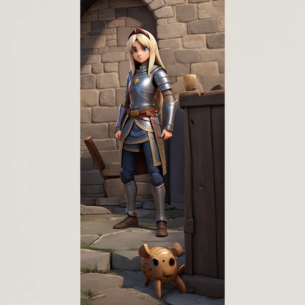 Medieval knight tibia game style