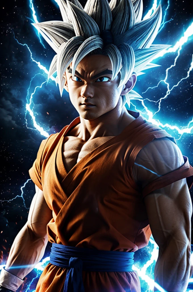 Goku with ultra instinct 