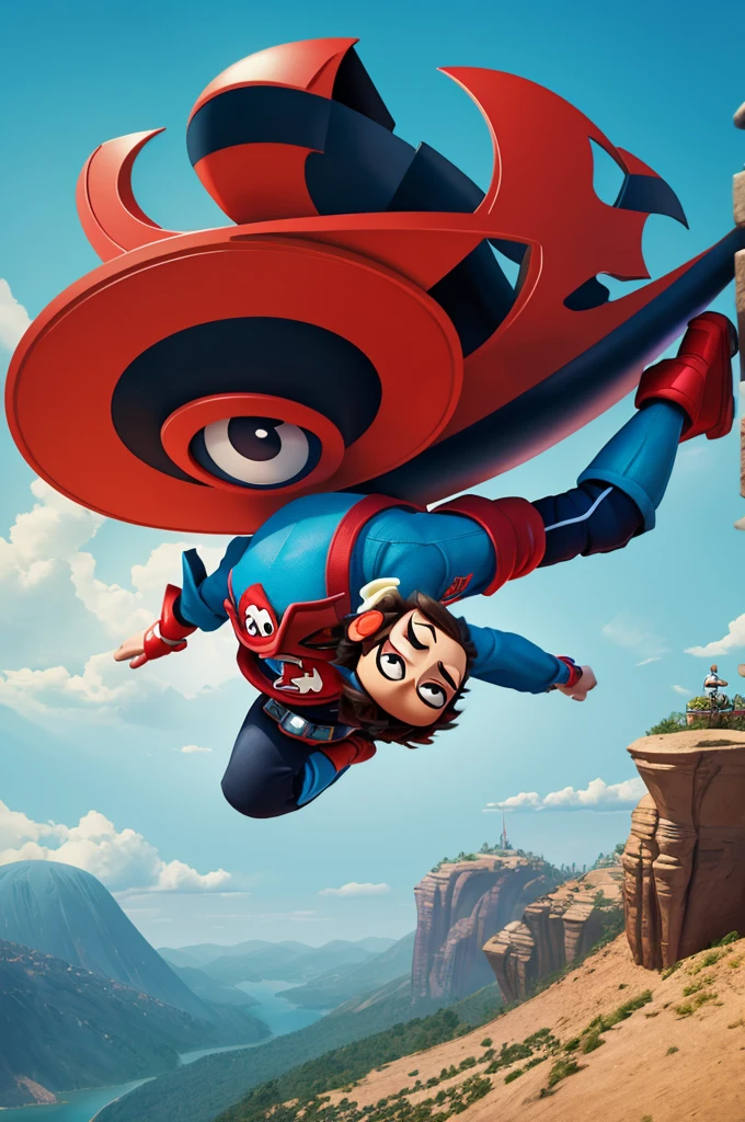 Create the daredevils in the style of Disney Pixar