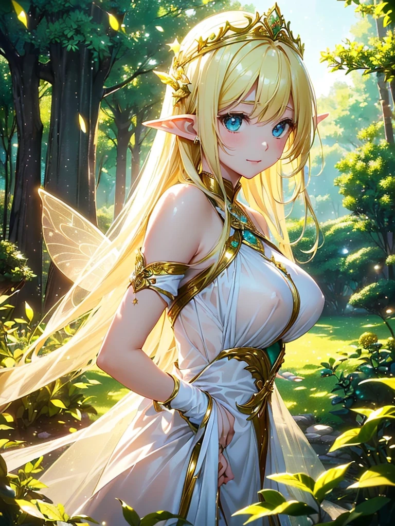 最high quality、1woman elf 、blondes、Byzantine、Gold decoration、Beautiful foam in the style of tarot cards、、CourtyardShining fairy wings、AND.g: Worst quality ,Flower fractal art　　、see-throughbodystocking,Beautiful side shot, radiance,High-definition depiction, Realistic, 8K, Unity, beautiful Shot, light smile, Beautifully and vividly drawn, , Beautiful, beautiful, clear skin、sexly,beautiful dress,Countless rays of light pouring down, Swirling Light, big background, Raise one arm above your head, Intense light is emitted from the magic circle in front of the girl.   forest、Lots of leaves、green leaves、flower、Particles of light、Bedroom at night、Magic Palace、Fairy tale、
Romanticism,Cowboy Shot: The most beautiful form of chaos, Mr..々colour, Intertwined flowers, Particle,magical gentle light,smile,sexly,image quality、masterpiece、Beautiful Face、Super beautiful elf woman((Big breasted 22 year old office lady、Nipples、Bust 100,Beautiful long ironed hair 、blondes hair,height: 165cm。、sexly、ANDsbian、、high quality、、background((Star Narski)))、Starry Sky、Visual art、Written boundary depth、、ANDlf ANDars、、universe、Happy smile、gentle light、ANDlf forest、elegant、ticker beautiful decorative、、magic、forest、beautiful tiara、Beautiful bed、Beautiful Landscape、A kind smile、wonderful、Fluttering petals、Dance happily、、Cultivate fantasy、、Mystery light　Lots of flowers、、art、forest, palace, art,mystery,Ultra-high resolution,atmosphere