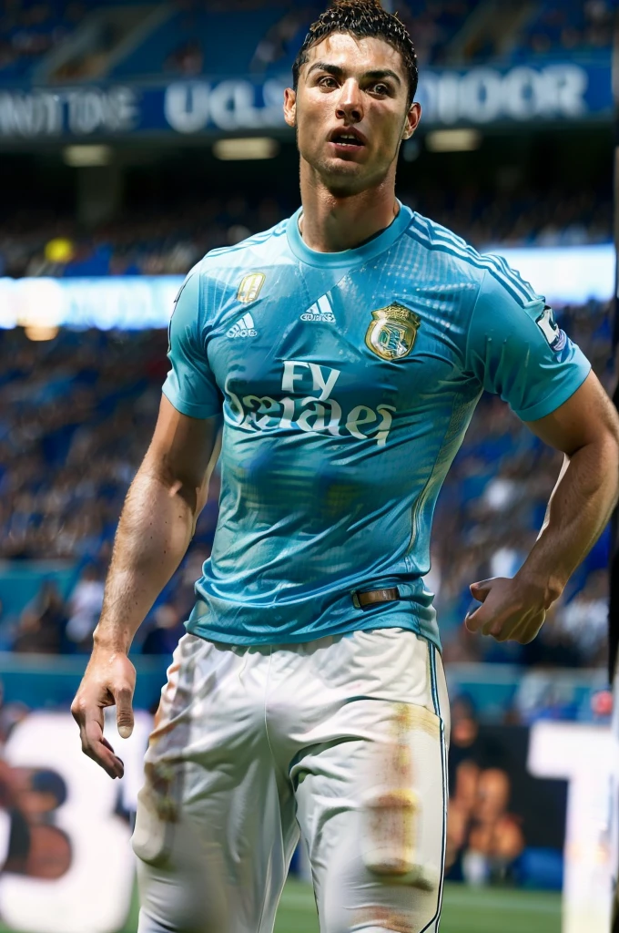 Cristiano Ronaldo , football player, (((best quality))), (ultra realistic), (best lighting), man