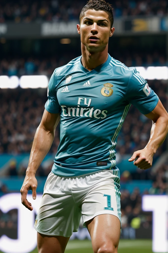 Cristiano Ronaldo , football player, (((best quality))), (ultra realistic), (best lighting), man